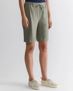Best Sportscraft Rosa Linen Short in Khaki