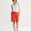 New Sportscraft Rosa Linen Short in Melon