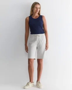 Fashion Sportscraft Rosa Linen Short in Natural