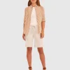Discount Sportscraft Rosa Linen Short in Natural