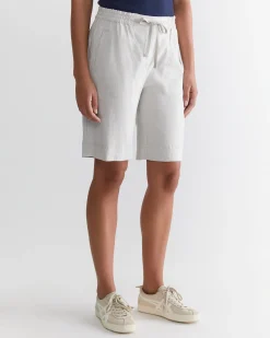 Fashion Sportscraft Rosa Linen Short in Natural
