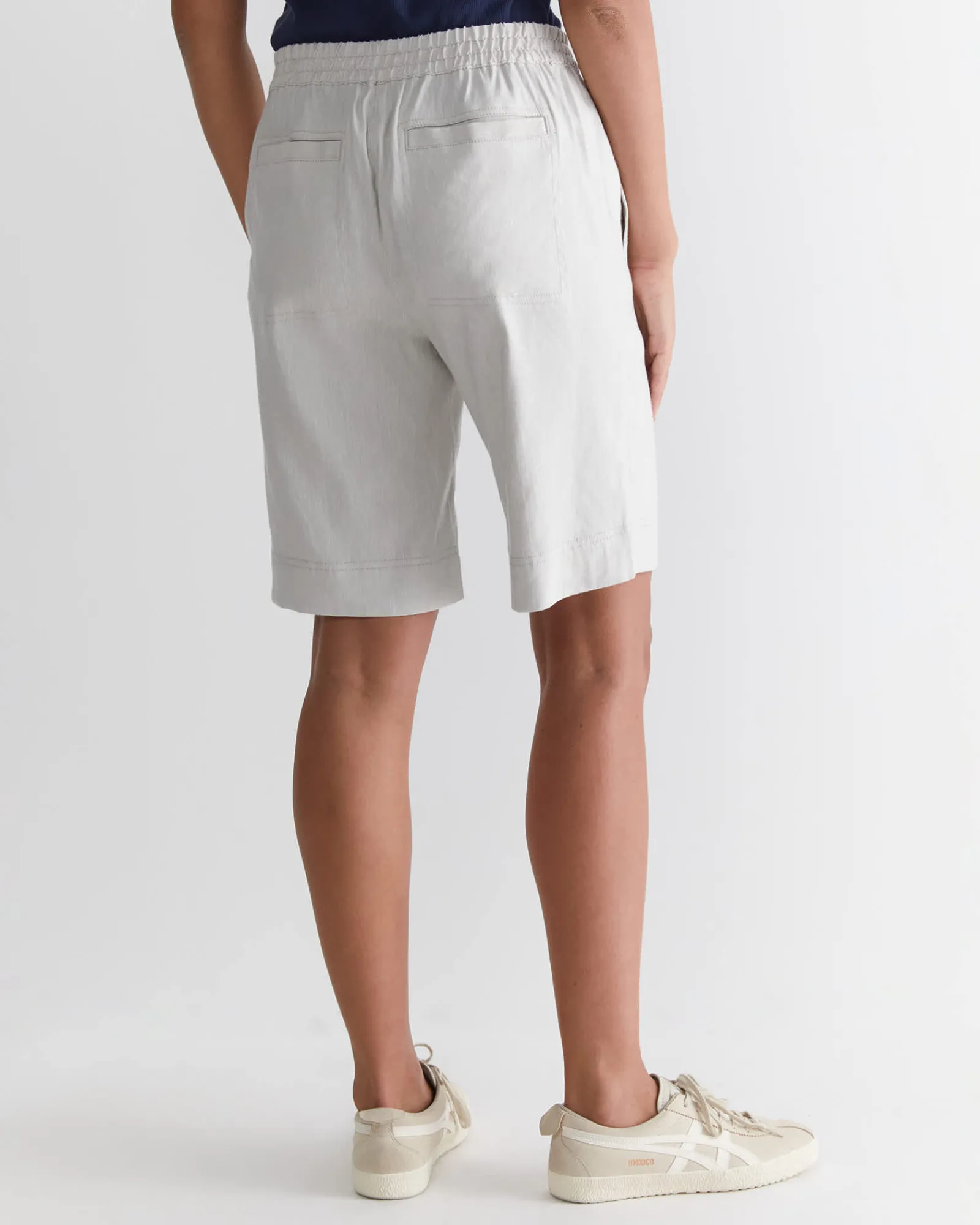Fashion Sportscraft Rosa Linen Short in Natural