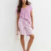Hot Sportscraft Rosa Linen Short in Orchid