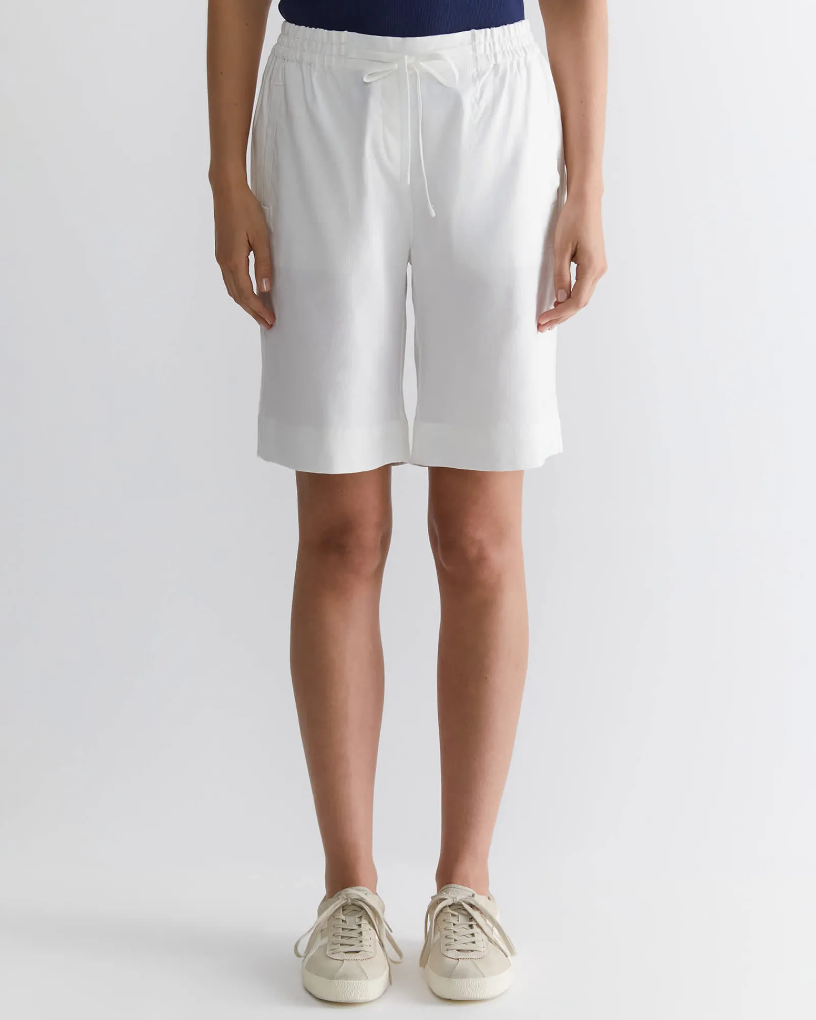 Fashion Sportscraft Rosa Linen Short in White