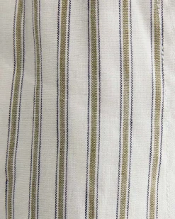 Fashion Sportscraft Rosa Stripe Linen Pant in Whitekhaki White/khaki