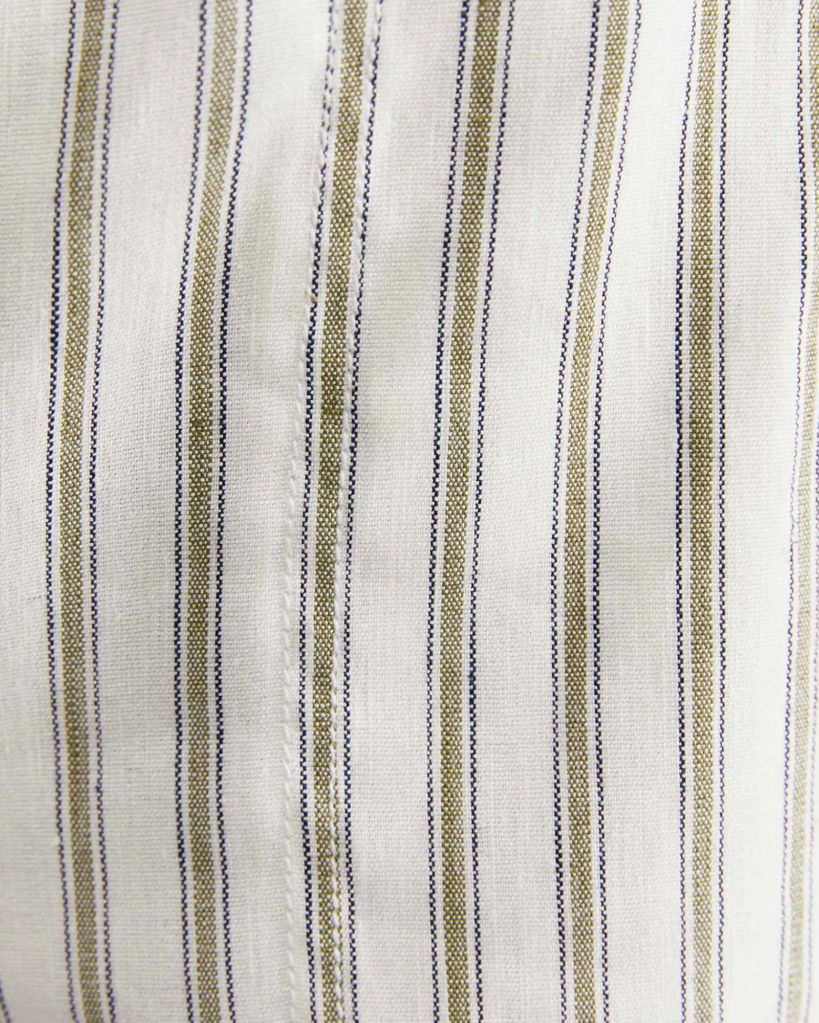 Best Sportscraft Rosa Stripe Linen Short in Whitekhaki White/khaki