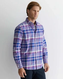 Best Sportscraft Rundel Check Shirt in Purple