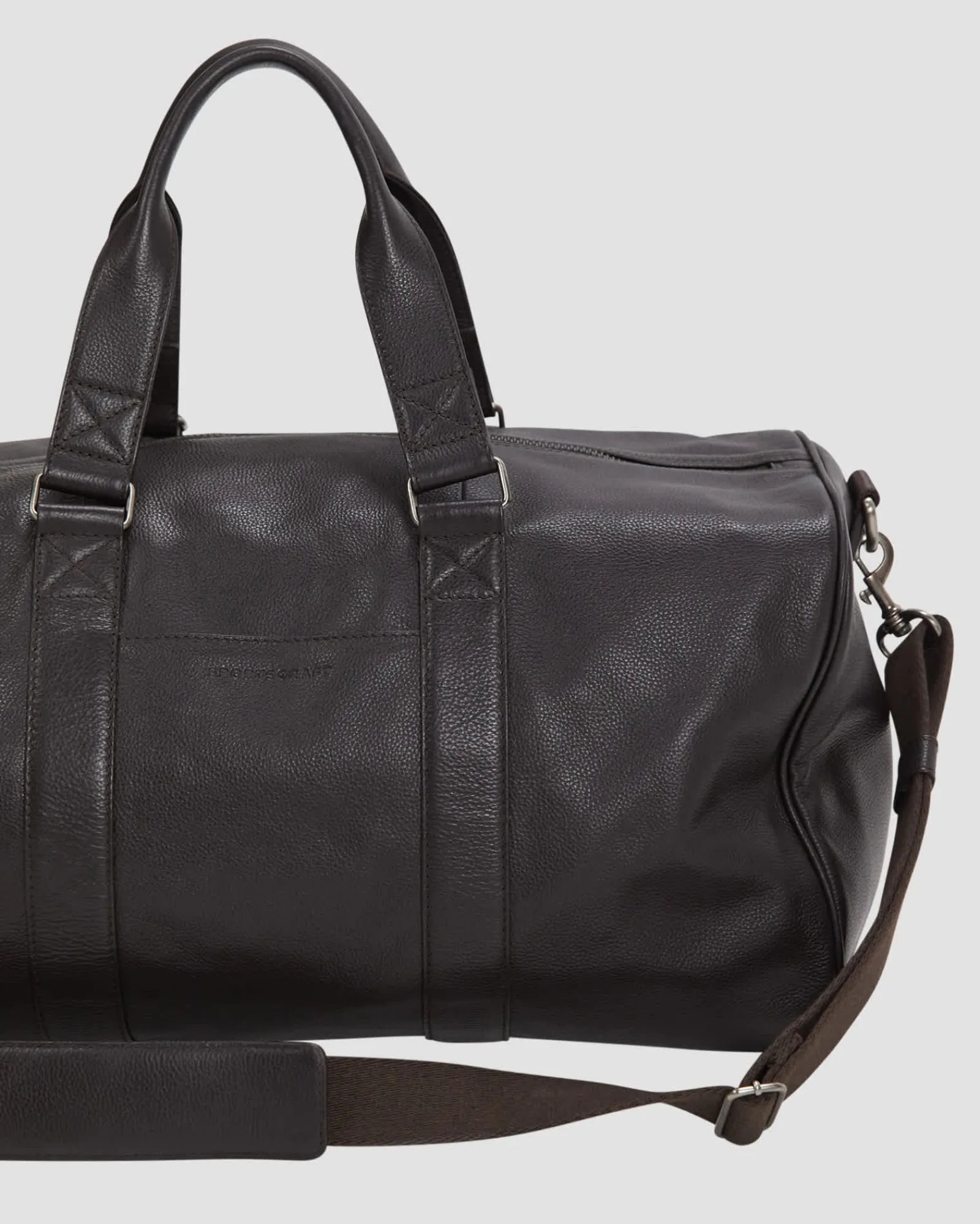 Discount Sportscraft Rye Leather Overnighter in Brown
