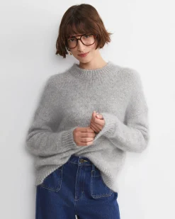 Sale Sportscraft Sarish Chunky Sweater in Grey Marle GreyMarle