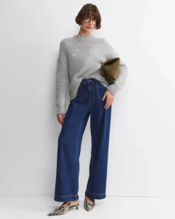 Sale Sportscraft Sarish Chunky Sweater in Grey Marle GreyMarle
