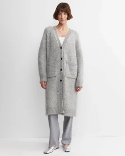 Fashion Sportscraft Sarish Cocoon Coatigan in Grey Marle GreyMarle