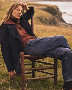 Hot Sportscraft Saskia Single Breasted Jacket in Navy