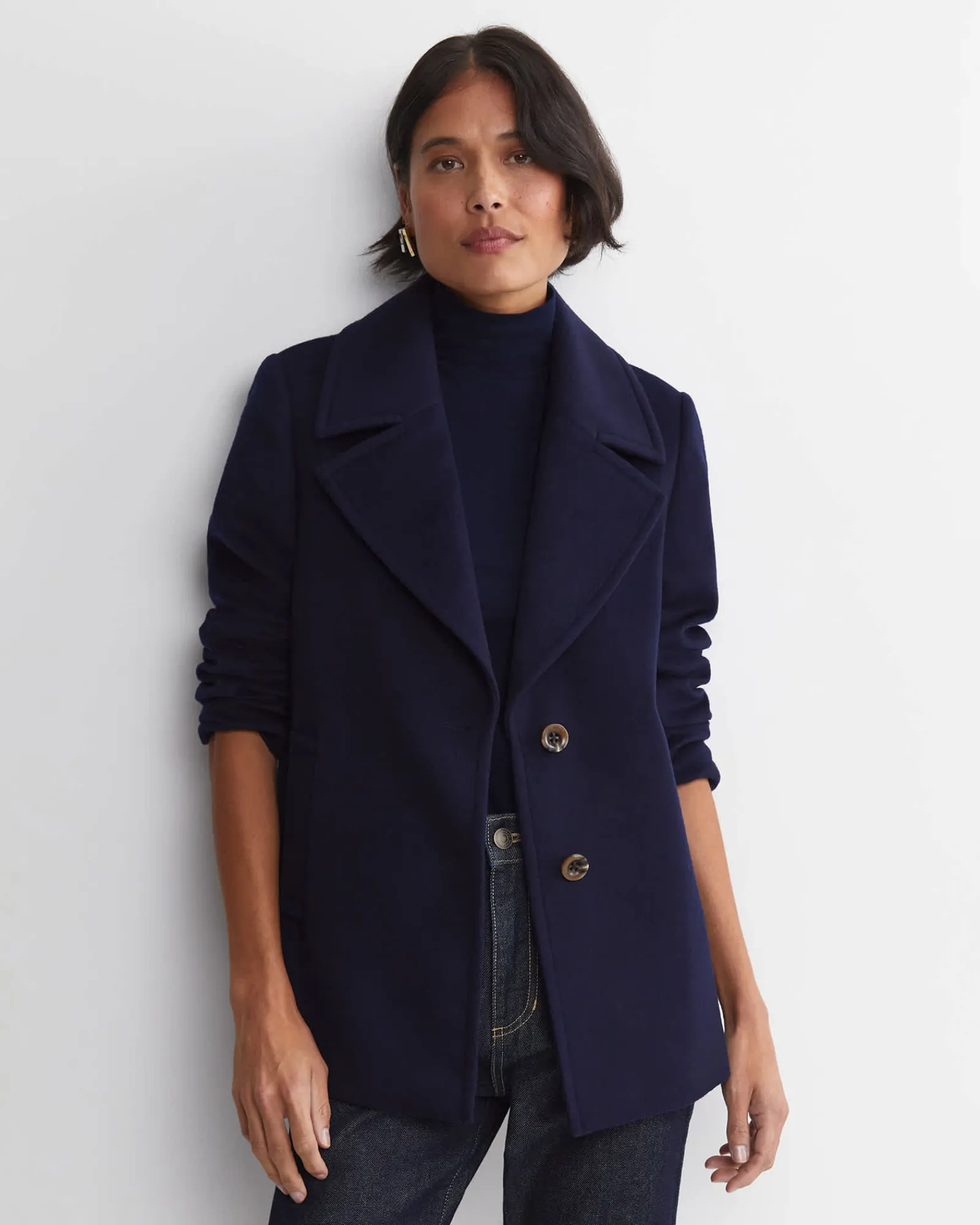 Hot Sportscraft Saskia Single Breasted Jacket in Navy
