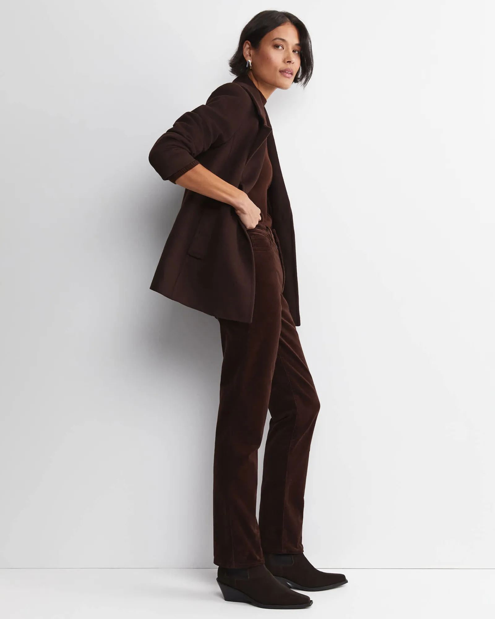 Online Sportscraft Saskia Single Breasted Jacket in Chocolate