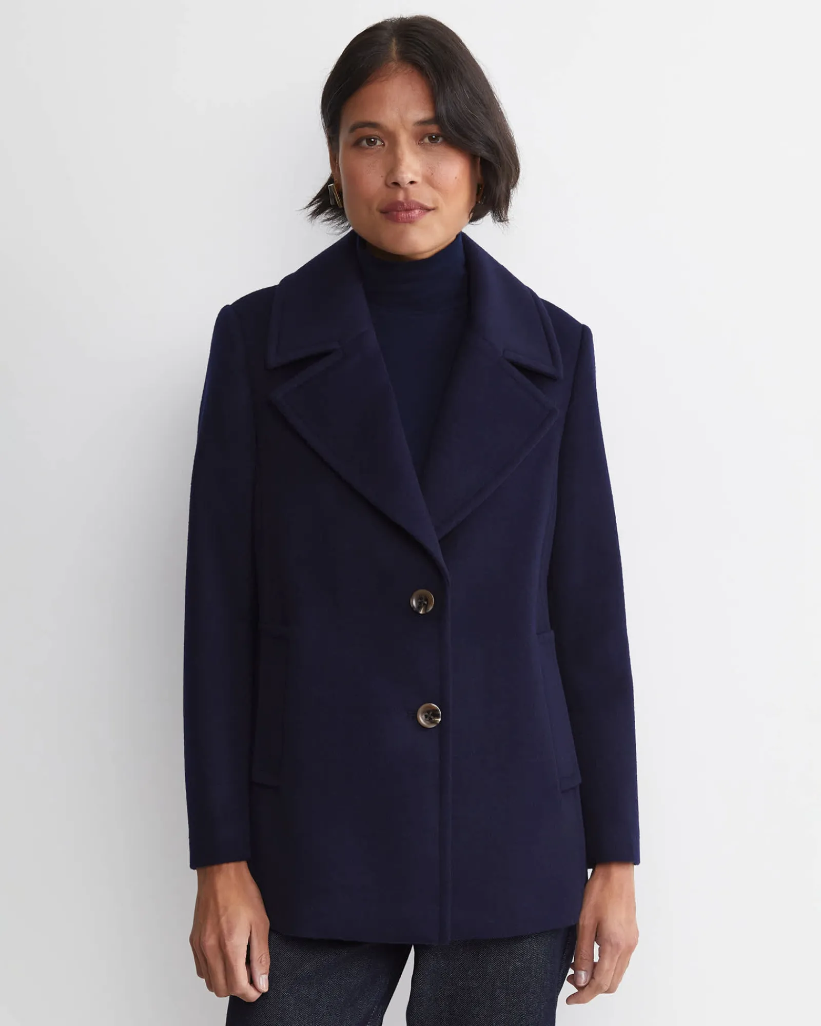 Hot Sportscraft Saskia Single Breasted Jacket in Navy