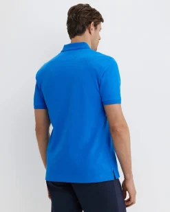 Hot Sportscraft SC Pique Polo in Cobalt