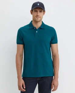 Fashion Sportscraft SC Pique Polo in Dark Teal DarkTeal