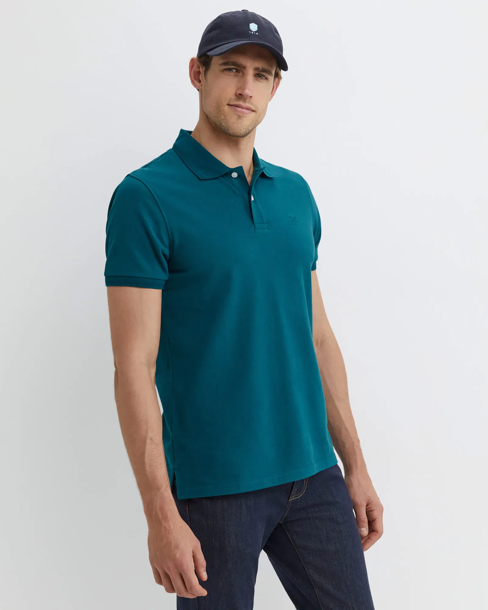 Fashion Sportscraft SC Pique Polo in Dark Teal DarkTeal