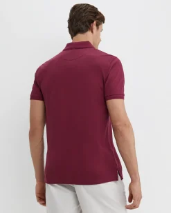 Best Sportscraft SC Pique Polo in Mulberry