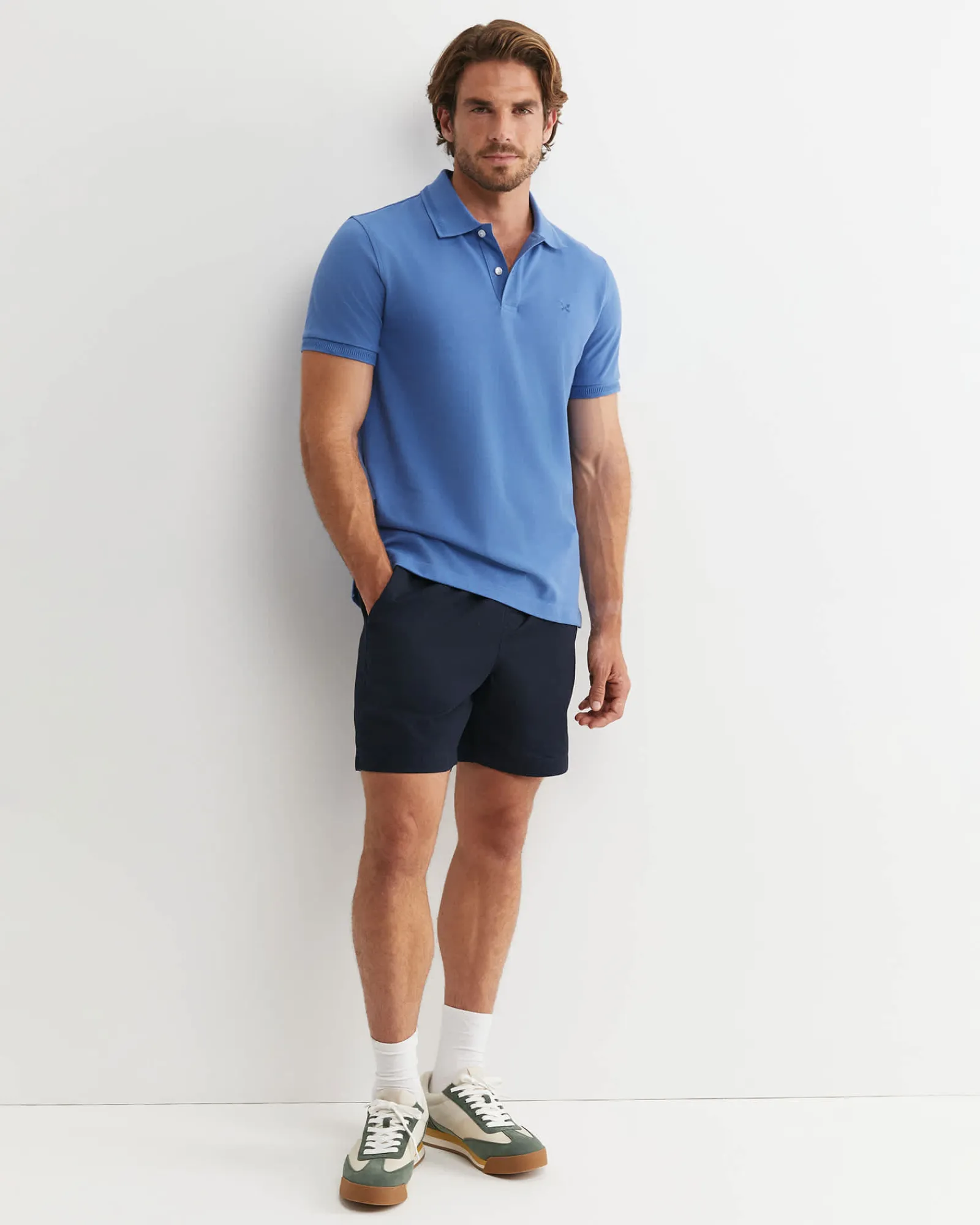 Sale Sportscraft SC Pique Polo in Smoke Blue SmokeBlue