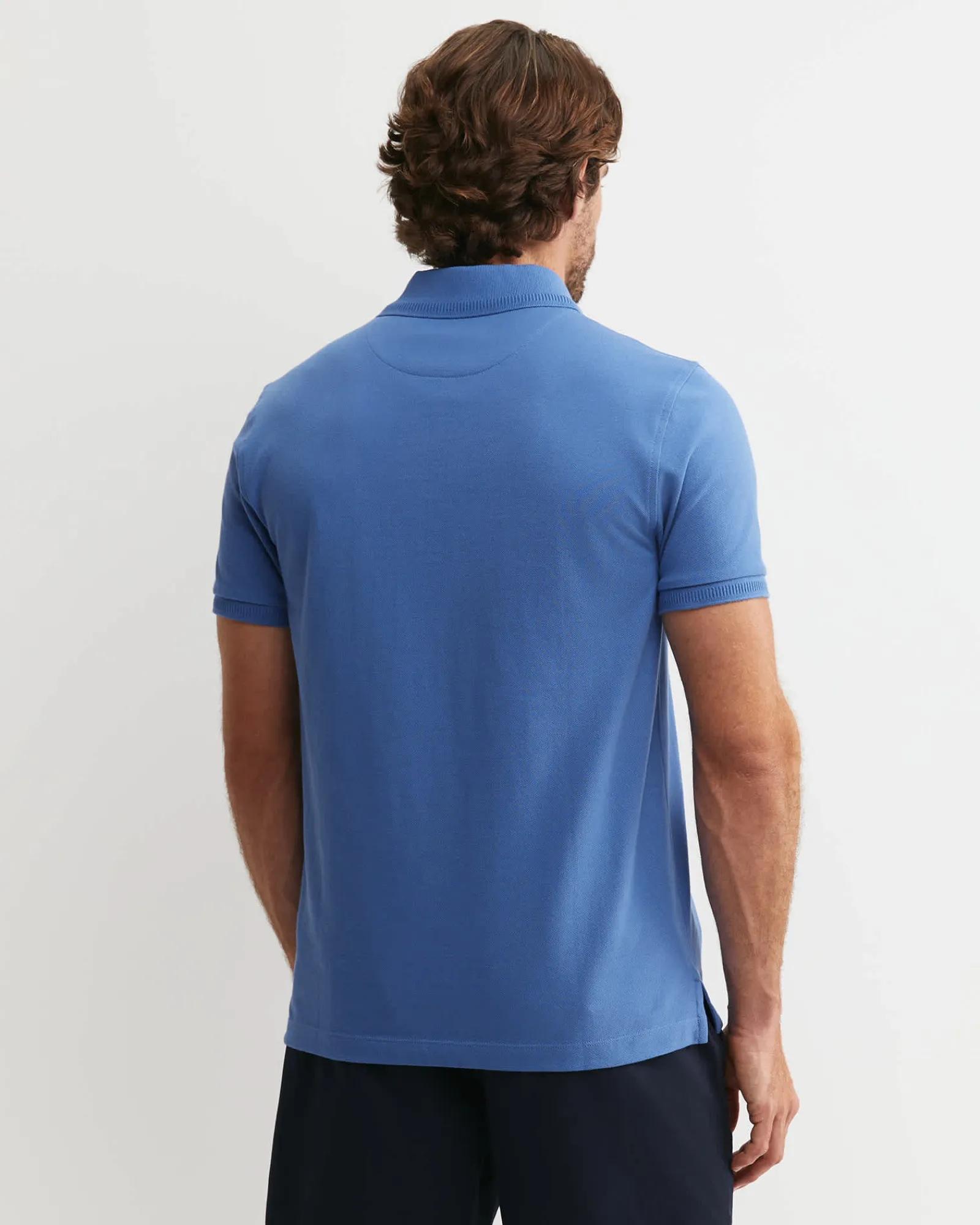Sale Sportscraft SC Pique Polo in Smoke Blue SmokeBlue