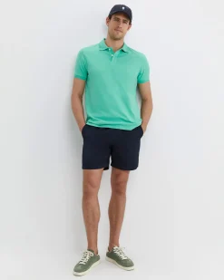 Fashion Sportscraft SC Pique Polo in Spearmint