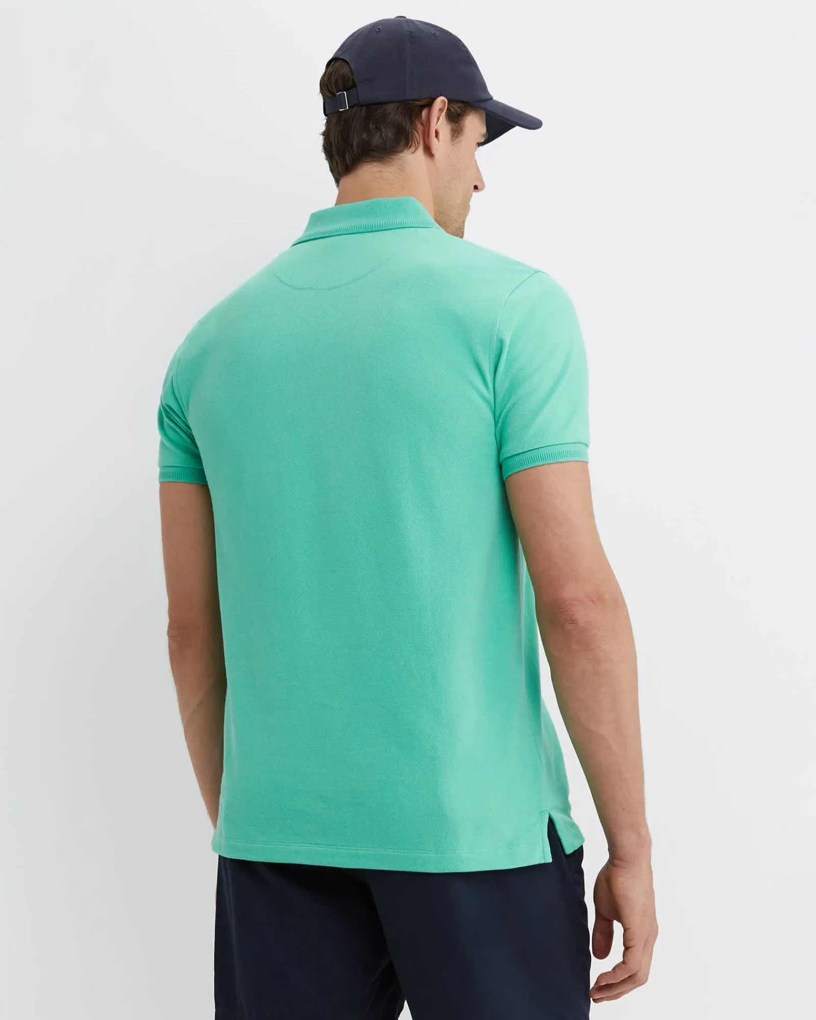 Fashion Sportscraft SC Pique Polo in Spearmint