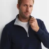 Discount Sportscraft SC Quarter Zip Sweat in Navy