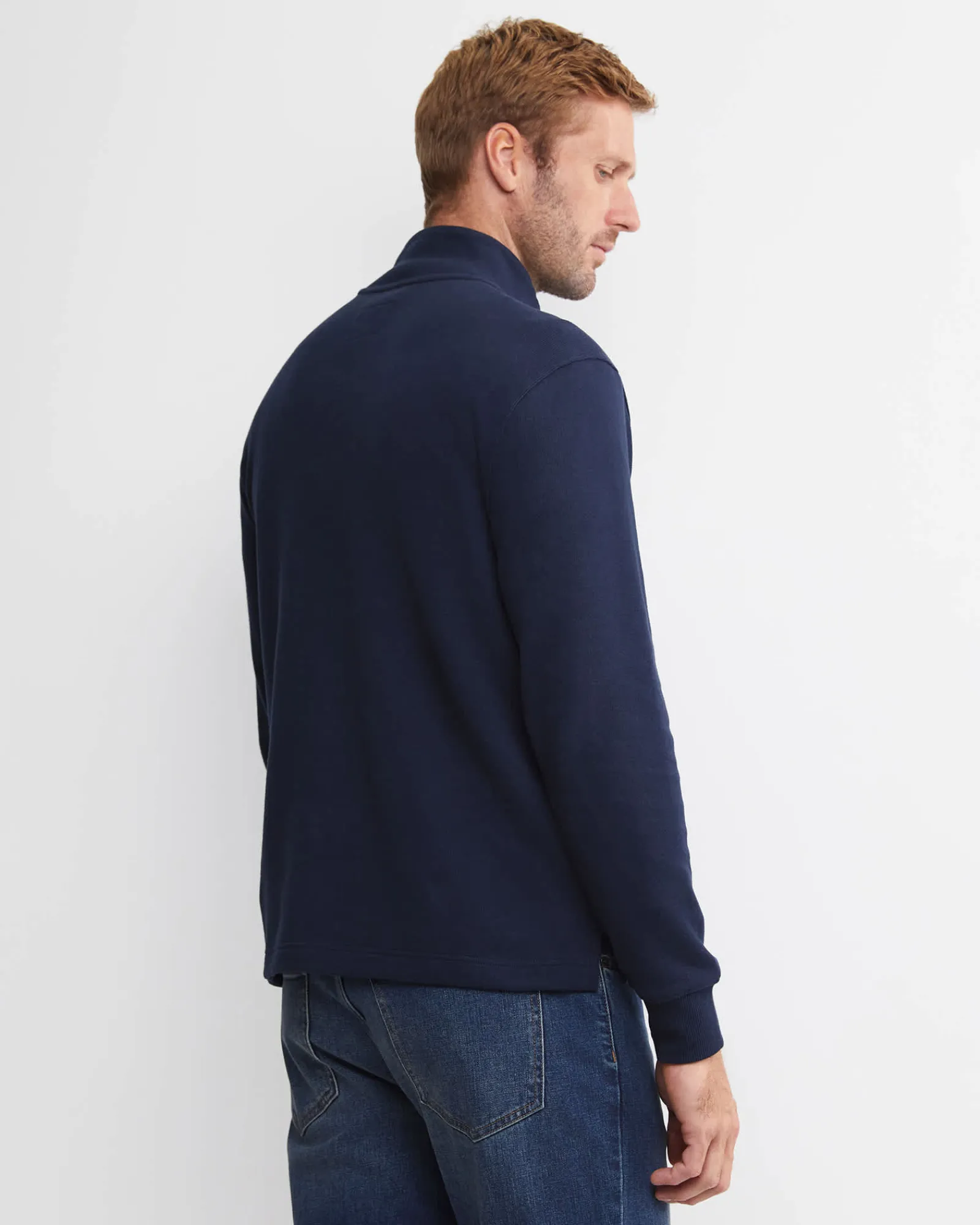 Discount Sportscraft SC Quarter Zip Sweat in Navy
