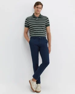Outlet Sportscraft SC Stripe Pique Polo in Forest