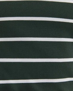 Outlet Sportscraft SC Stripe Pique Polo in Forest