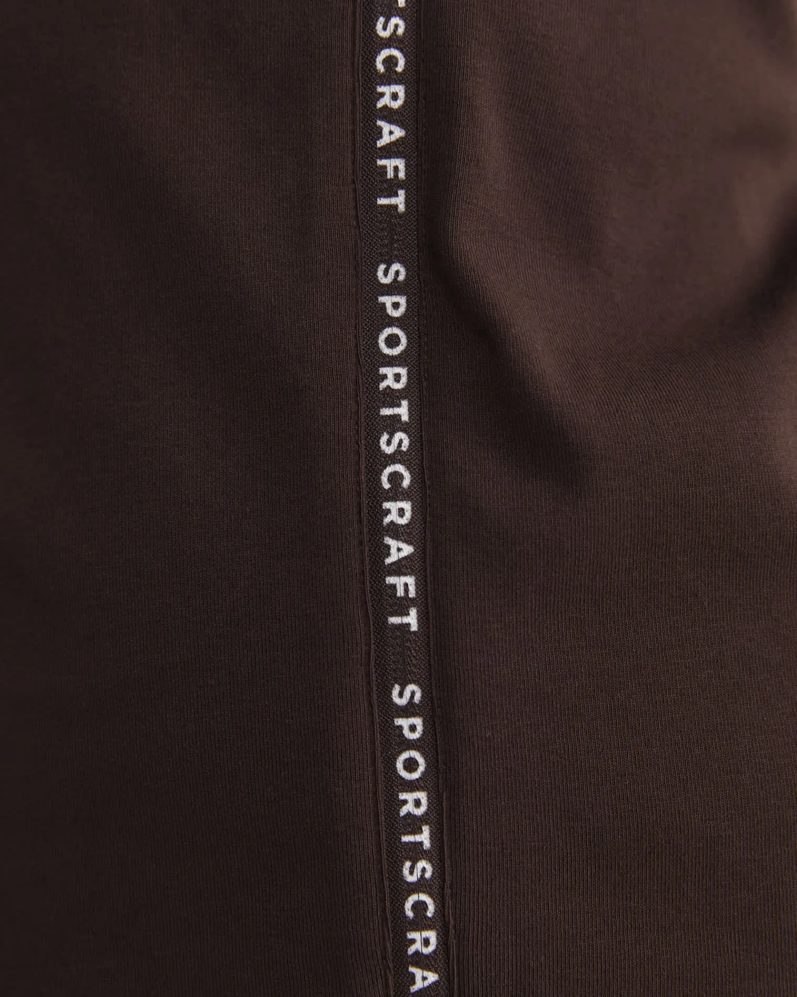 Best Sportscraft SC Zip Thru Funnel Neck Top in Chocolate