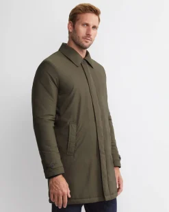 Outlet Sportscraft Seaburn Padded Coat in Dark Khaki DarkKhaki