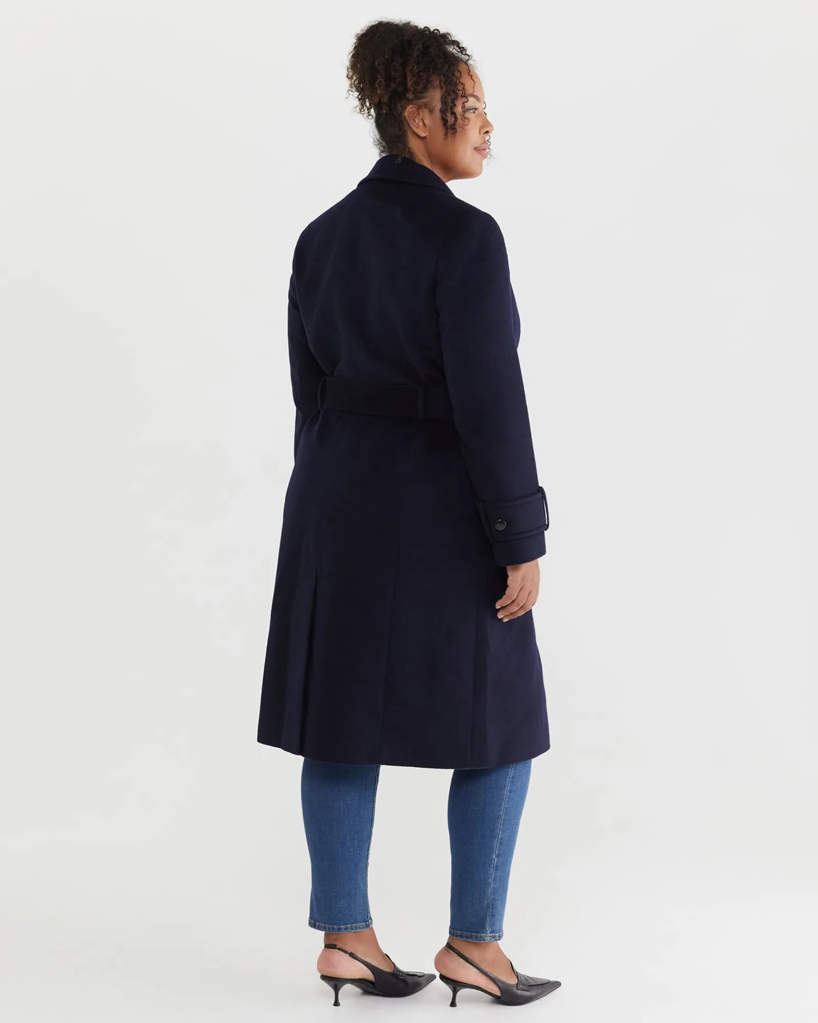 Best Sportscraft Sena Longline Coat in Navy