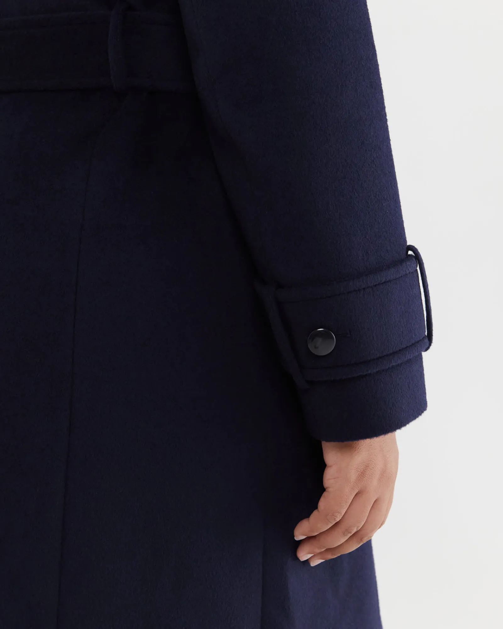 Best Sportscraft Sena Longline Coat in Navy
