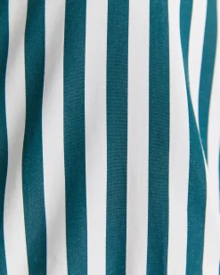 Hot Sportscraft Serena Stripe Shirt in Whitegreen White/green