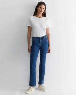Sale Sportscraft Simone Straight Jean in Blue Wash BlueWash