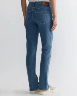 Best Sportscraft Simone Straight Jean in Mid Wash MidWash