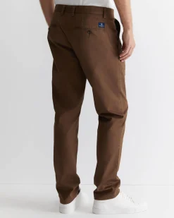 Online Sportscraft Smith Tapered Chinos in Brown
