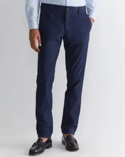 Outlet Sportscraft Smith Tapered Chinos in French Navy FrenchNavy