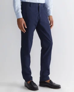 Outlet Sportscraft Smith Tapered Chinos in French Navy FrenchNavy