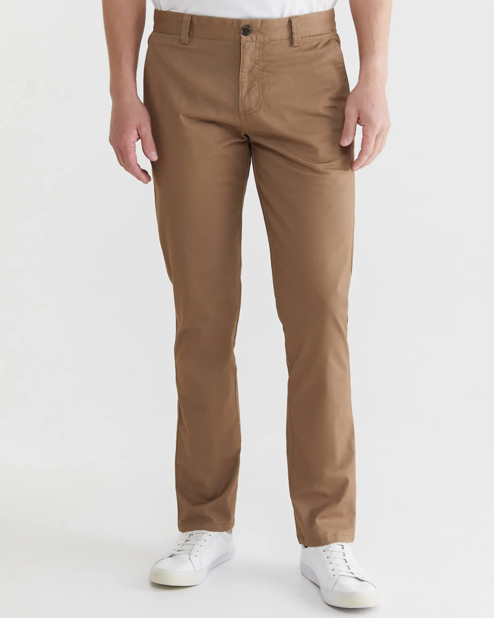 New Sportscraft Smith Tapered Chinos in Malt