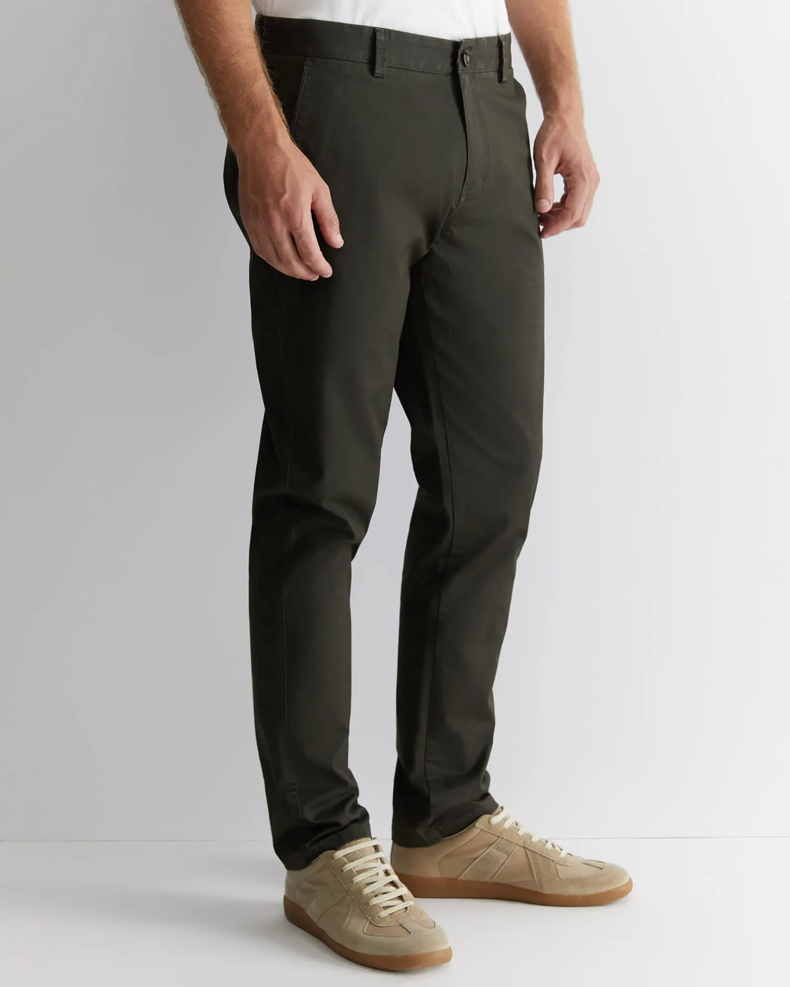 Clearance Sportscraft Smith Tapered Chinos in Moss