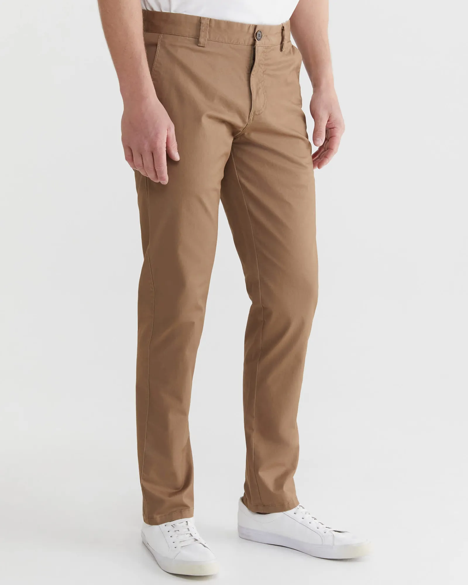 New Sportscraft Smith Tapered Chinos in Malt