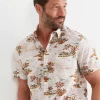 Clearance Sportscraft Somers Short Sleeve Cotton Shirt in Multi