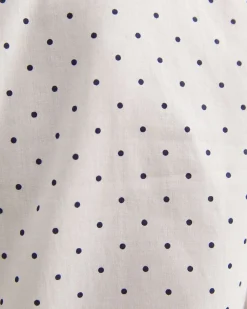 Discount Sportscraft Spot Long Sleeve Lily Voile Shirt in Whitenavy White/navy
