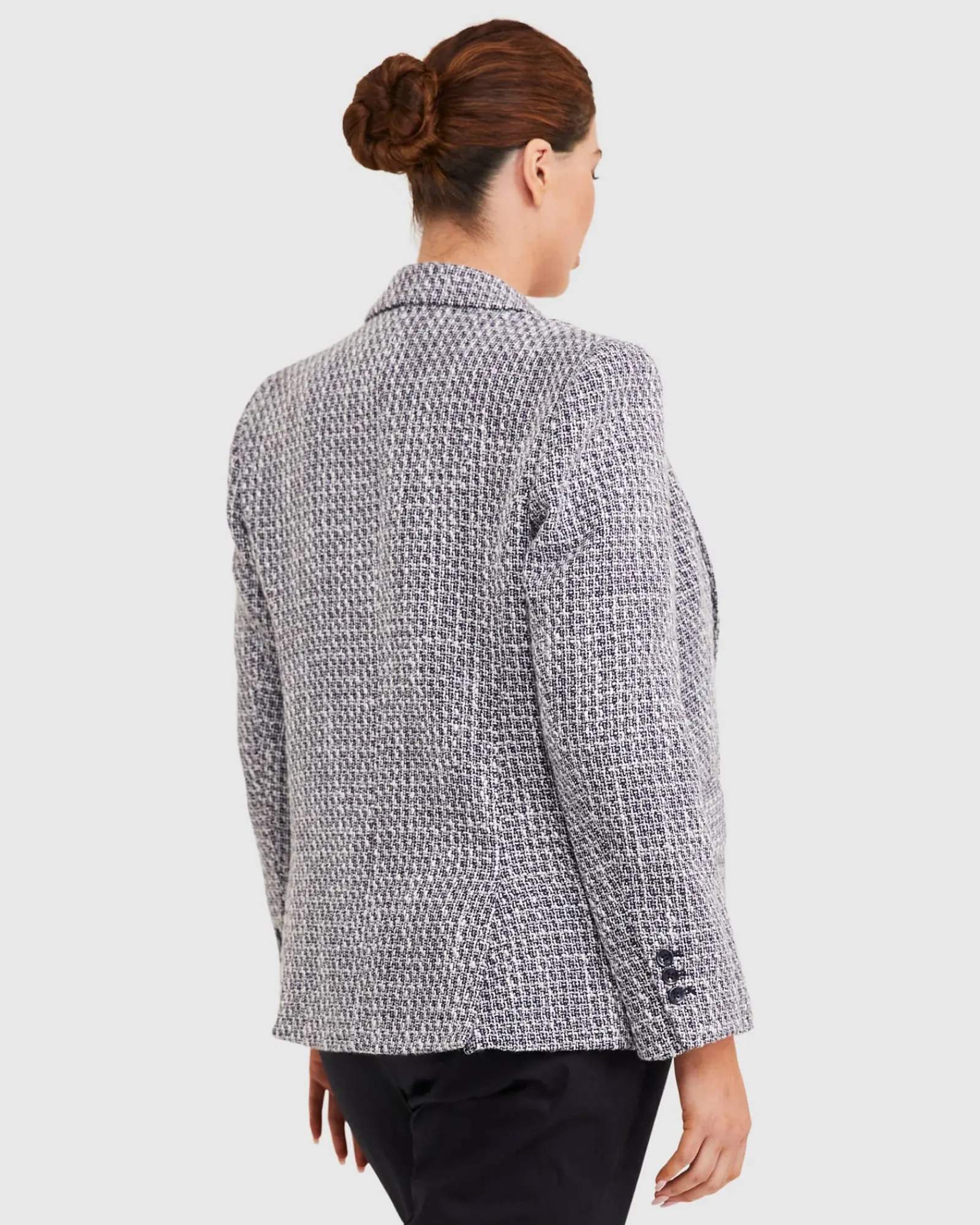 Outlet Sportscraft Stefania Textured Blazer in Navy