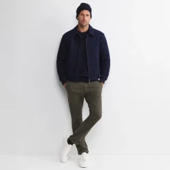 Clearance Sportscraft Stephen Bomber Jacket in Navy
