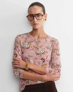 Online Sportscraft Sue Paisley Long Sleeve Magic Tee in Pink Multi PinkMulti