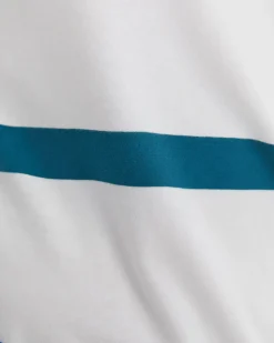 Fashion Sportscraft Sullivan Stripe Tee in Whiteteal White/teal